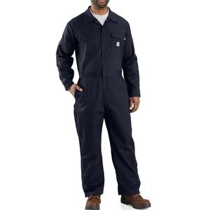 Carhartt Mens Blue Flame Resistant overalls size 46